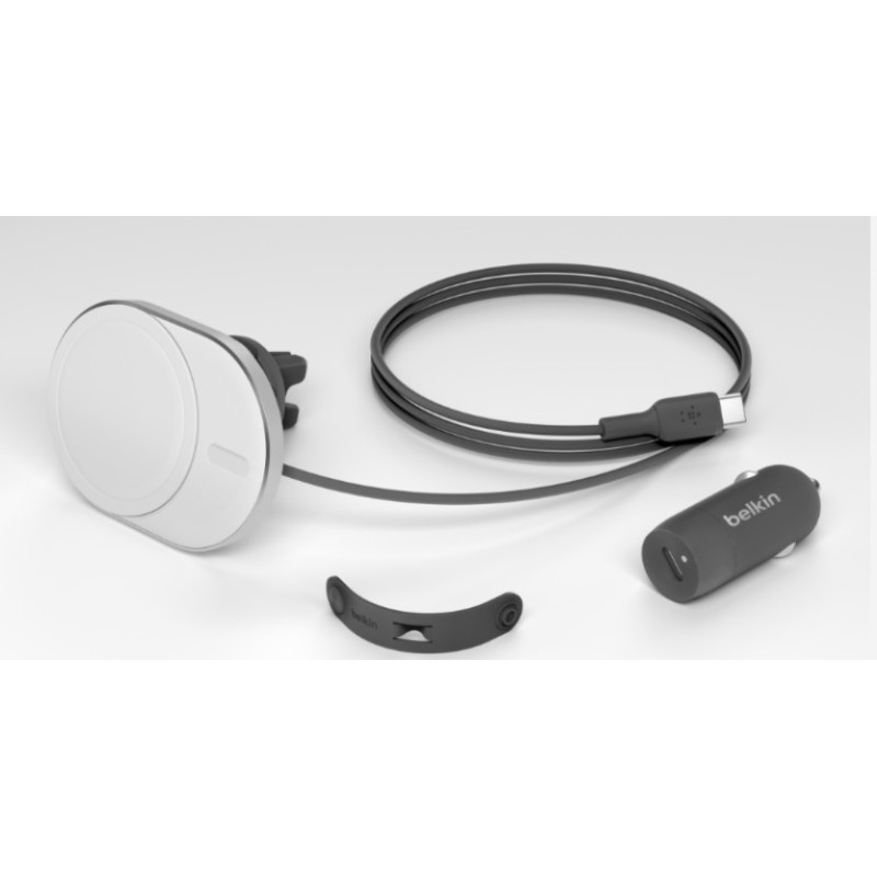 Belkin Car Charger Mount Magnetic Qi2 Wireless (Without car charger) (WIC008BTGR-V2)