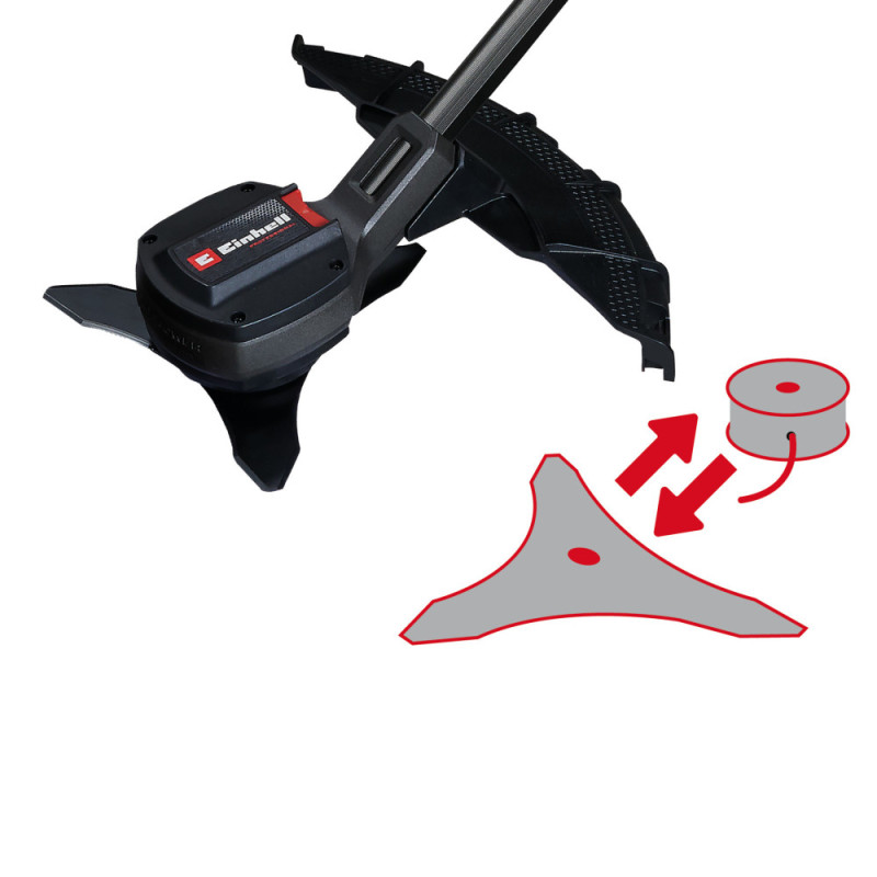 Einhell Einhell GP-BC 36/430 Li BL - Solo cordless brushless trimmer 36V (18+18) 5200rpm 7.25kg without battery and ZP (3411340)