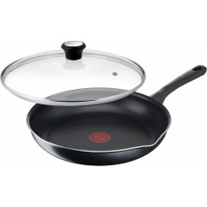 Tefal Day by Day pan with lid, 24cm, with lid, aluminum, bakelite, glass, black (B5580423UA)