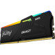 Kingston Пам'ять ПК  DDR5 128GB KIT (64GBx2) 5600 FURY Beast RGB (KF556C36BBEAK2-128)