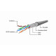 Патч-корд 1м FTP cat 5е CCA Cablexpert (PP22-1M/BK)