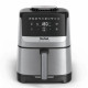 Tefal Мультипіч Easy Fry Silence, 1670Вт, чаша-5л, сенсорне керув., 10 програм, пластик, нерж. сталь-чорний (EY552DE0)