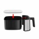 Tefal Мультипіч Easy Fry Silence, 1670Вт, чаша-5л, сенсорне керув., 10 програм, пластик, нерж. сталь-чорний (EY552DE0)