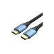Кабель мультимедийный HDMI M to HDMI M 3.0m V2.0 4K60Hz aluminum alloy blue Vention (ALHSI)