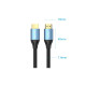 Кабель мультимедийный HDMI M to HDMI M 3.0m V2.0 4K60Hz aluminum alloy blue Vention (ALHSI)