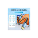 Кабель мультимедийный HDMI M to HDMI M 3.0m V2.0 4K60Hz aluminum alloy blue Vention (ALHSI)