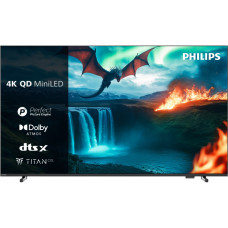Philips TV 55  MiniLED 4K 60Hz Smart Titan OS Black (55MLED820/12)