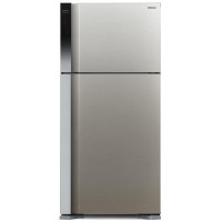 Hitachi Ref with top freezer, 184x86х74, ref-405L, freez.-145L, 2doors, А++, NF, inv., fresh zone, inox (R-V660PUC7-1BSL)
