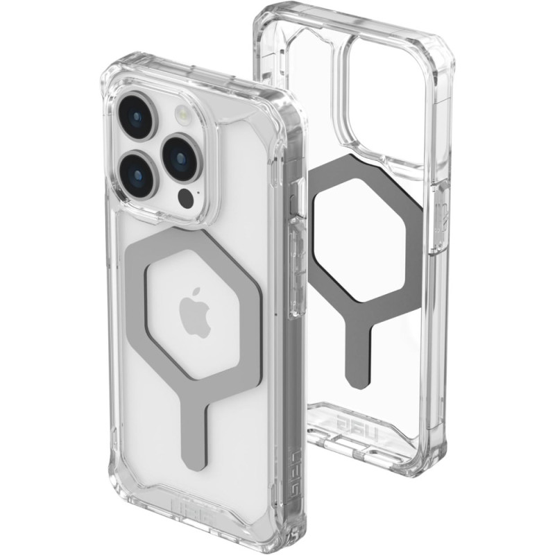 UAG Apple iPhone 15 Pro Plyo Magsafe, Ice/Silver