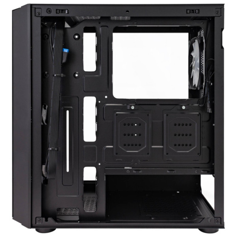 Корпус для ПК 1stPlayer T7-P-BK-4F1-PS-750FK-EU