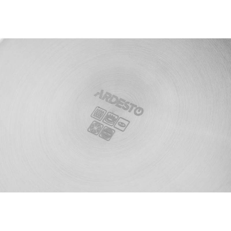 ARDESTO Fry pan Gemini Gazzo 26 cm, grey, stainless steel