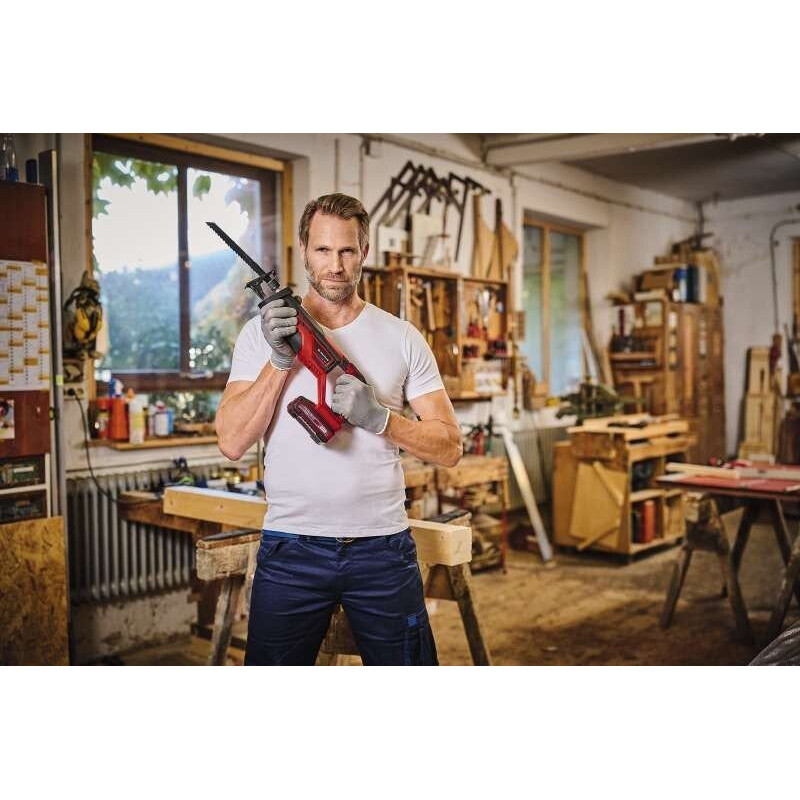 Einhell Cordless Reciprocating Saw TE-AP 18/26 Li - Solo, PXC, 18В, 26 mm, 0-2600 rpm, 180 mm, 2.1 kg, SOLO (4326290)