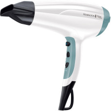 Remington hair dryer Shine Therapy, 3W, 3 modes, diffuser, ionization, cold blowing,case, white (D5216)