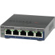 NETGEAR Комутатор GS105E 5xGE, керований L2 (GS105E-200PES)