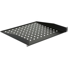 MIRSAN Полиця консольна 19" 1U 400, RAL 9005 (MR.RAK1U40.01)