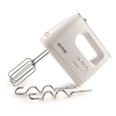 Gorenje hand mixer 550W, nozzles-4 beaters + blender, turbo mode, white (M550CSDC)