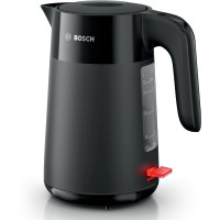 Bosch Электрочайник 1.7л, пластик, черный (TWK2M163)