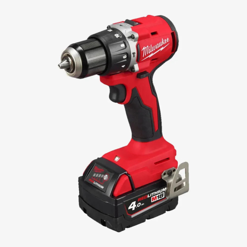 Milwaukee cordless drill/driver М18 BLPDRC-422С 18V 1x2A h 1x4A h 60Nm 500 1700 rpm Spare part M12-18C case 1.5 kg (4933492825)