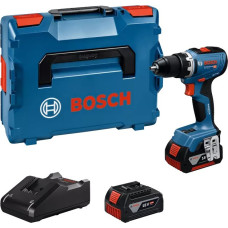 Bosch сordless drill-driver GSR 18V-65 18V 2x5A h 21 55Nm 0-550 0-2100rpm ZP GAL18V-40 1.06kg (0.601.9N3.203)