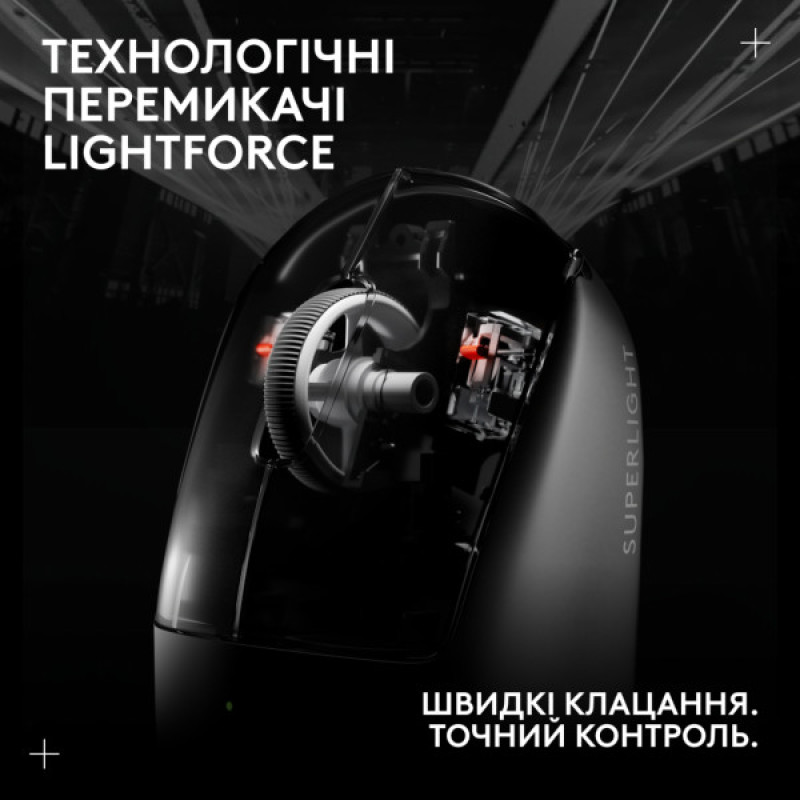 Мышка Logitech G Pro X Superlight 2 Lightspeed Wireless White (910-006638)