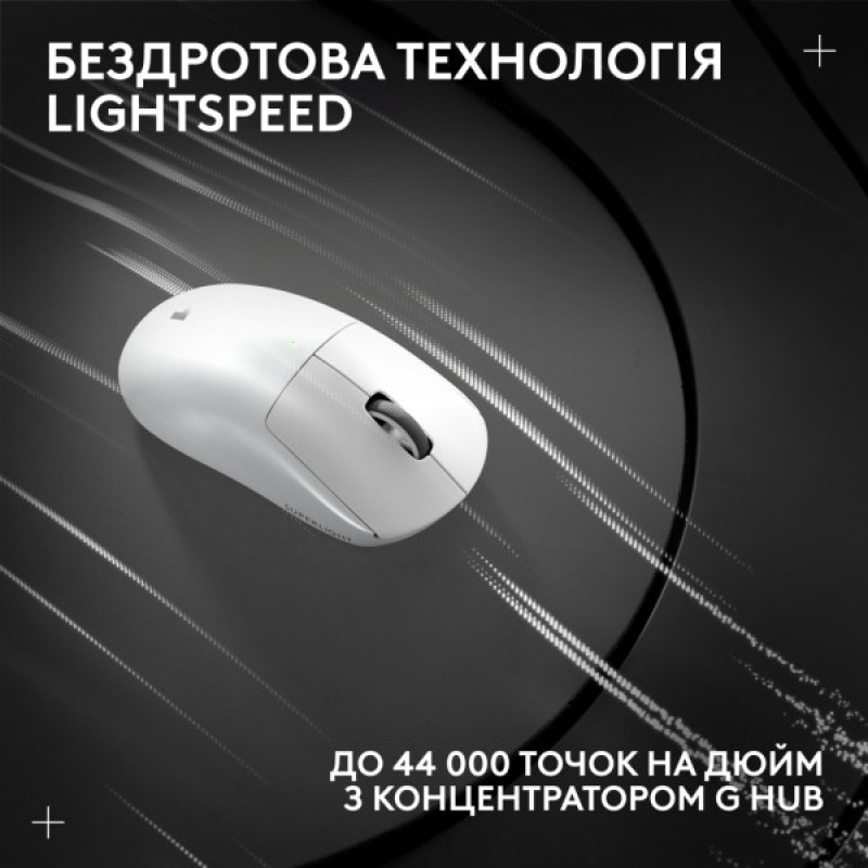 Мышка Logitech G Pro X Superlight 2 Lightspeed Wireless White (910-006638)