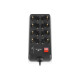 Мережевий фільтр живлення REAL-EL RS-PROTECT 805 3m, black (EL122300043)