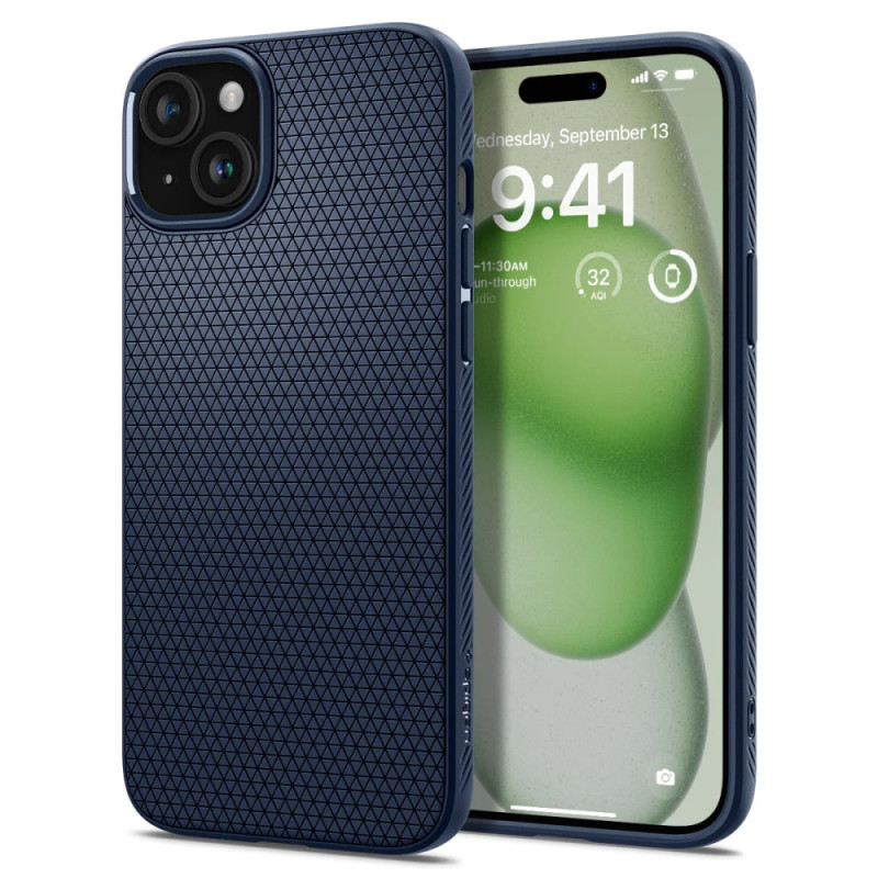 Spigen Apple iPhone 15 Plus Liquid Air, Navy Blue