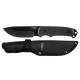 Neo Tools Tactical knife, 220mm, blade 108mm, 3Cr13, nylon sheath (63-108)