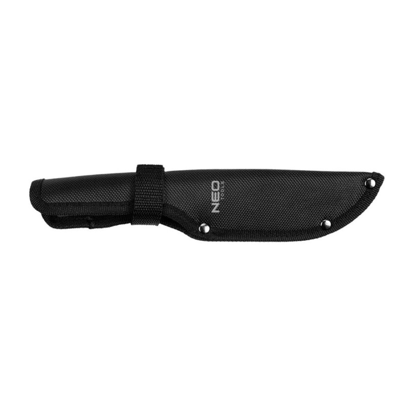 Neo Tools Tactical knife, 220mm, blade 108mm, 3Cr13, nylon sheath (63-108)