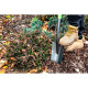 Verto Bayonet shovel, for seedlings, narrow, metal reinforcement, wood handle with two-component plastic handle (15G014)
