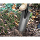 Verto Bayonet shovel, for seedlings, narrow, metal reinforcement, wood handle with two-component plastic handle (15G014)