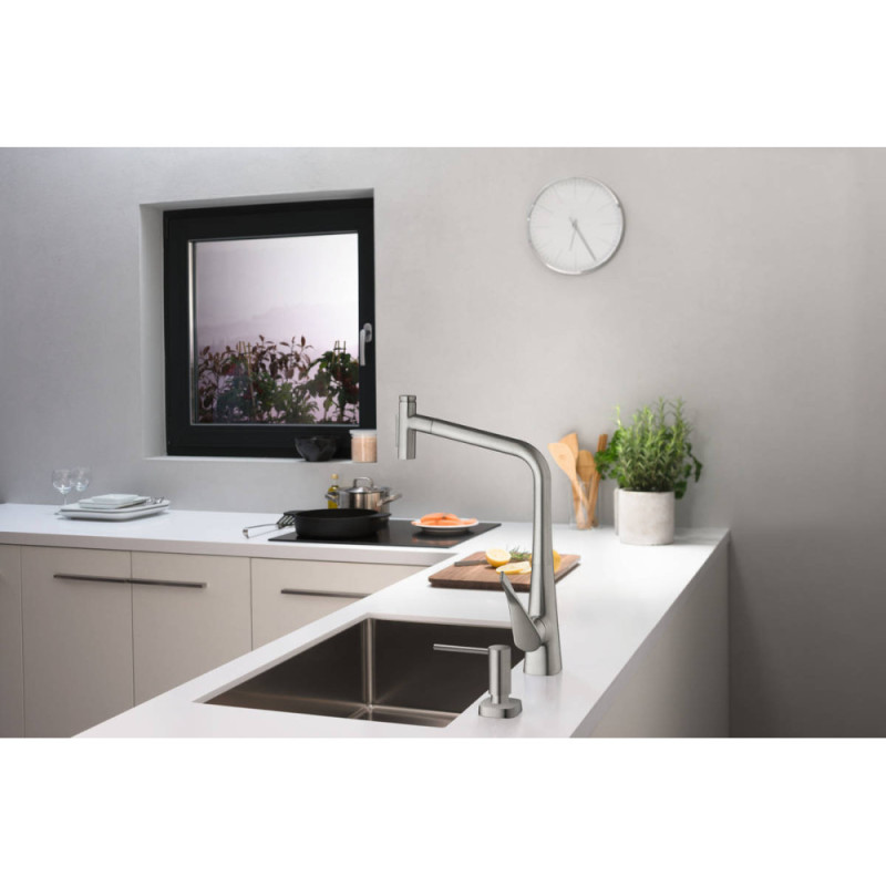 Hansgrohe Dispenser for detergents A71, 500ml, black matt (40468670)