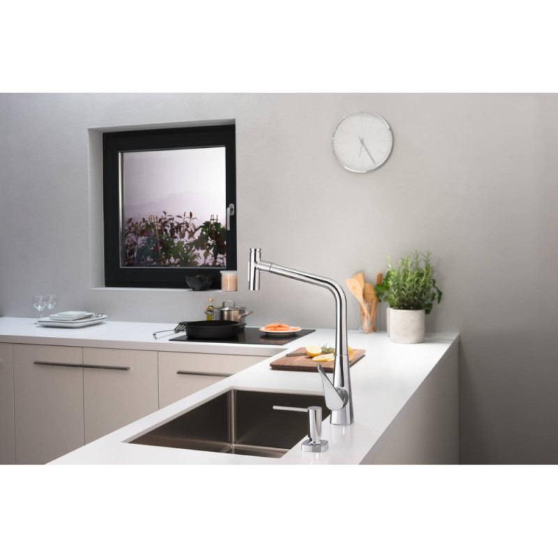 Hansgrohe Dispenser for detergents A71, 500ml, black matt (40468670)