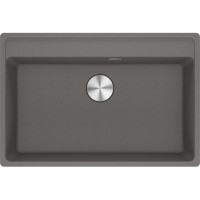 Franke Kitchen sink Maris, fragranite, rectang., no drainboard, 760х510х200mm, bowl - 1, over-mounted, MRG 610-72 TL, grey stone (114.0720.005)