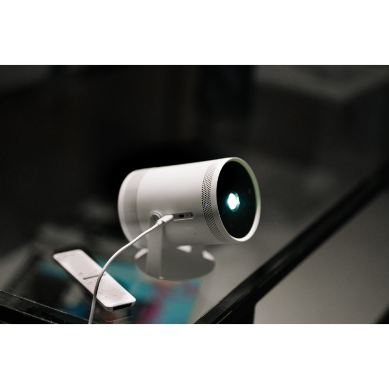 Samsung Проєктор портативний The Freestyle 2nd gen FHD, 230 lm, LED, 1.2, WiFi, BT, Tizen (SP-LFF3CLAXXUA)