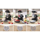 Bosch Мясорубка Bosch, 2100Вт, 3.5кг/мин, 2 решетки, насадка для колбас, кеббе, соковыжималка, пластик, черный (MFWS650B)