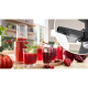Bosch Мясорубка Bosch, 2100Вт, 3.5кг/мин, 2 решетки, насадка для колбас, кеббе, соковыжималка, пластик, черный (MFWS650B)