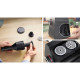 Bosch Мясорубка Bosch, 2100Вт, 3.5кг/мин, 2 решетки, насадка для колбас, кеббе, соковыжималка, пластик, черный (MFWS650B)