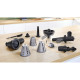 Bosch Мясорубка Bosch, 2100Вт, 3.5кг/мин, 2 решетки, насадка для колбас, кеббе, соковыжималка, пластик, черный (MFWS650B)