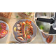 Bosch Мясорубка Bosch, 2100Вт, 3.5кг/мин, 2 решетки, насадка для колбас, кеббе, соковыжималка, пластик, черный (MFWS650B)