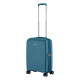 2E Suitcase Small, Aero, polypropylen, 35/44 L, TSA, 4 wheels, EXP, teal blue (2E-SPP-AERO-S-TB)