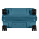 2E Suitcase Small, Aero, polypropylen, 35/44 L, TSA, 4 wheels, EXP, teal blue (2E-SPP-AERO-S-TB)