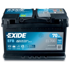 Exide Акумулятор Start-Stop EFB 12В 70А·год 760А R+ (EL700)