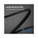 Патч-корд 1м, S/FTP cat 8 RJ-45 COPPER black Vention (IKGBF)