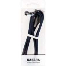 Дата кабель USB 2.0 AM to USB-C 1.0m black Dengos (PLS-TC-PLSK-BLACK)