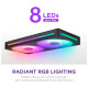 Кулер для корпуса NZXT F240 RGB Core Fan (Single Frame) - Black (RF-U24HF-B1)