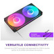 Кулер для корпуса NZXT F240 RGB Core Fan (Single Frame) - Black (RF-U24HF-B1)