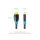 Кабель мультимедийный HDMI M to HDMI M 20.0m 1080p60Hz black Vention (AACBQ)