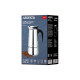 ARDESTO Гейзерная кофеварка Gemini Apulia, 0.2л, 4 чашки, нержавеющая сталь (AR0804SS)