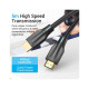 Кабель мультимедийный HDMI M to HDMI M 3.0m 8K60Hz cotton braided black Vention (AAUBI)